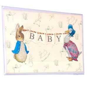 Peter Rabbit Baby Congratulations Card & Coordinating Envelope, 1 ct (15-3394C)